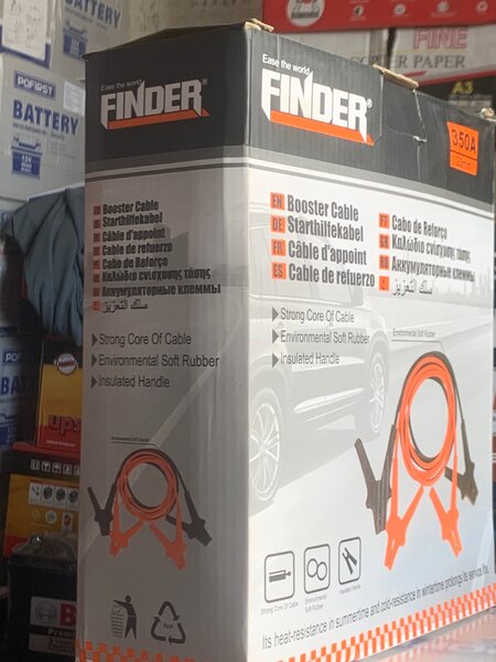 Booster cable or jumping cable