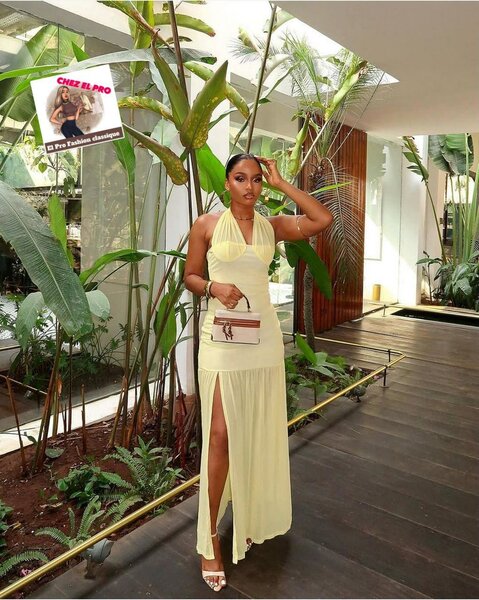 Robe été dos nu élégante