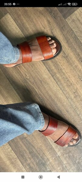 Sandales en cuir pour hommes