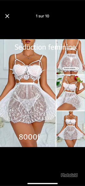 Ensemble Lingerie Sexy Dentelle