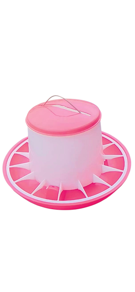 Mangeoire à volaille rougeblan