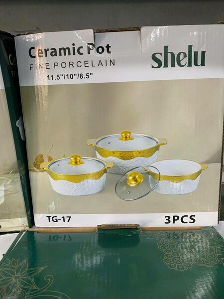 Set de Casseroles en Porcelaine