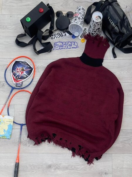 Pull à col roulé décontracté