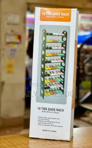 Étagère à Chaussures 10 Niveaux