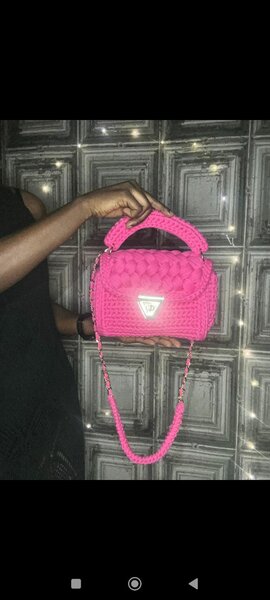 Sac à main crochet coloré