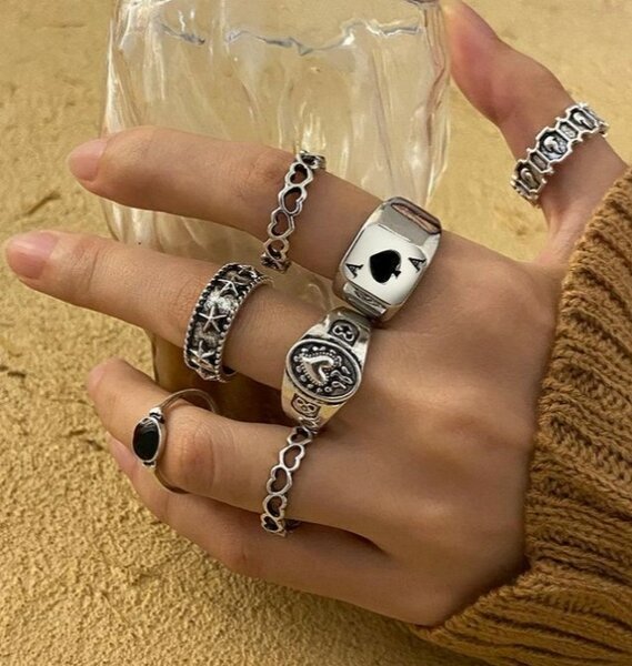 Bague en argent vintage