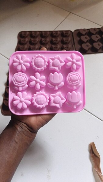 Moule Silicone Fleurs 9 Cavités