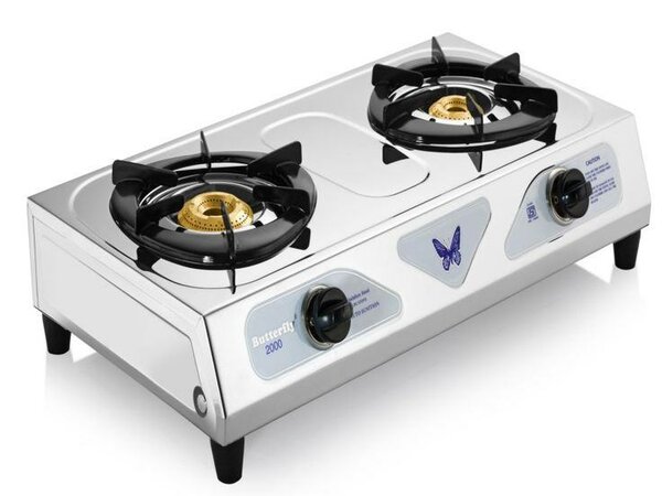Double burner stove