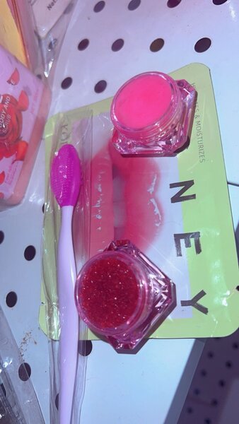 Set exfoliant lèvres rose