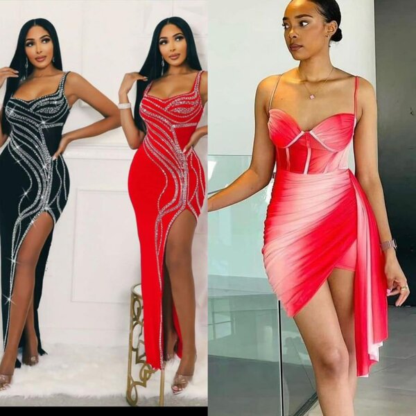 De très Belle robe de soirée moulante S M L XL