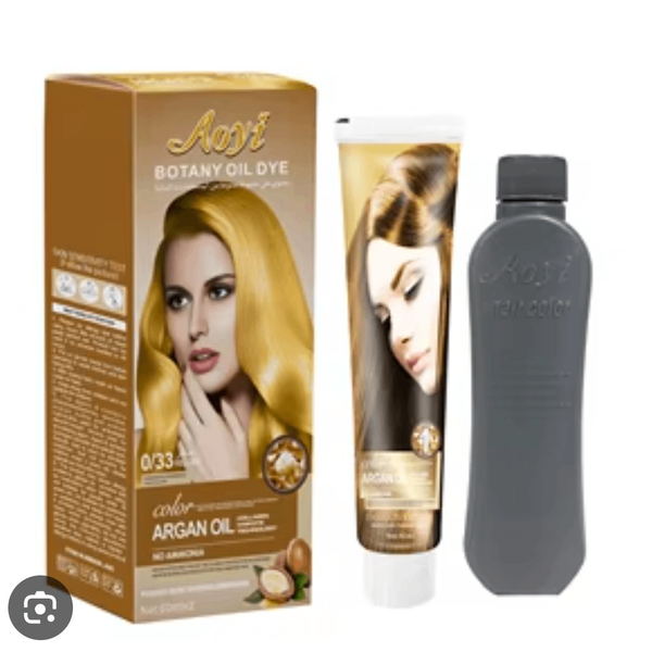 Coloration à l'huile d'argan sans ammoniaque