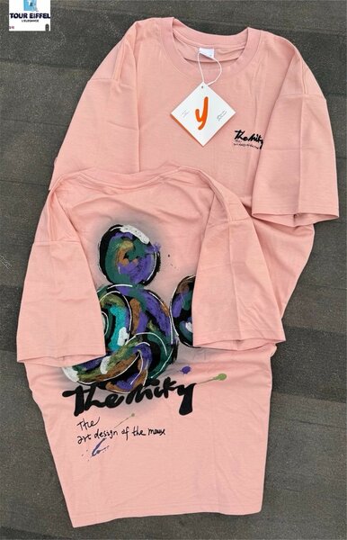 T-shirt artistique unisexe