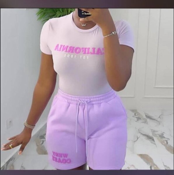 Ensemble sport femme rose