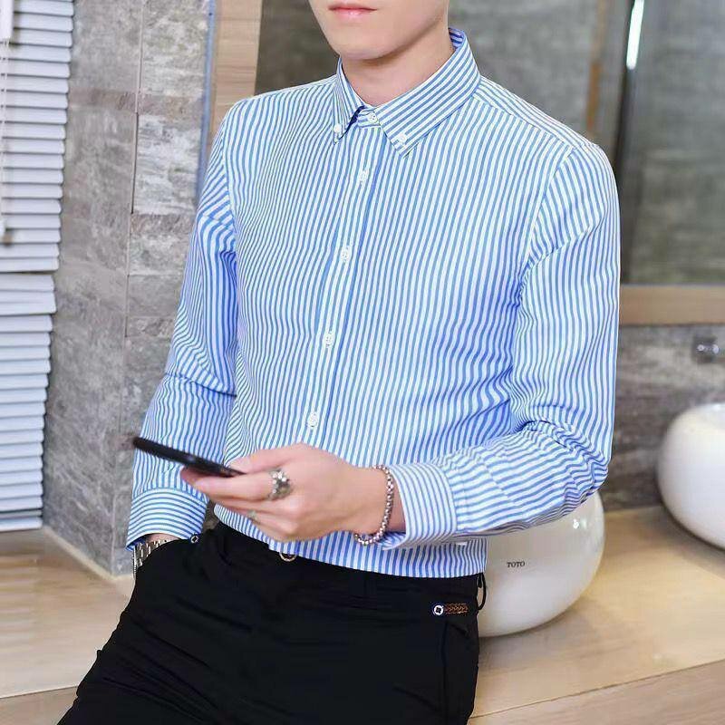 Chemise rayée élégante homme