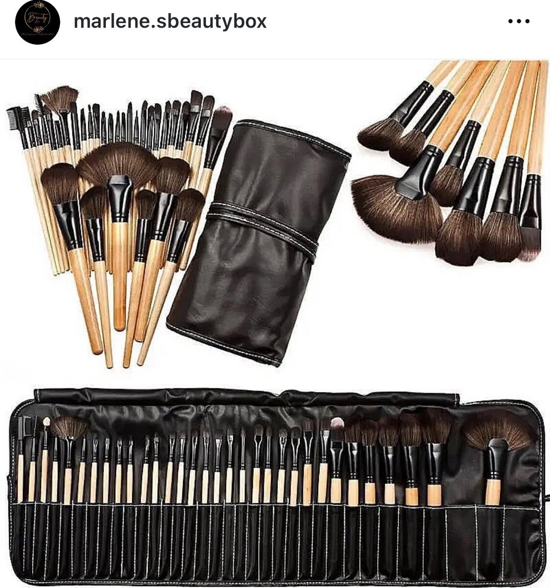 Lot de 24 pinceaux de maquillage