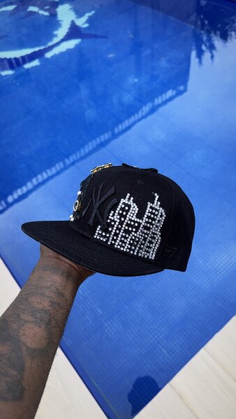 Casquette Snapback Strass Mode