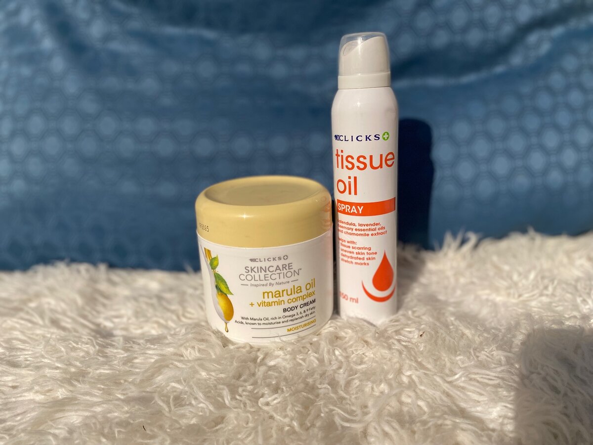 Body cream and body wash