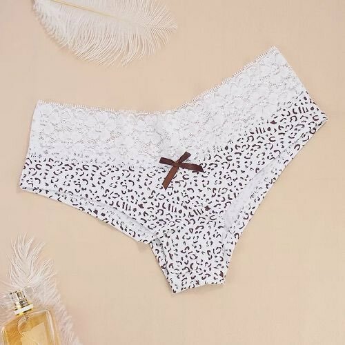 6 pieces cotton lace panties