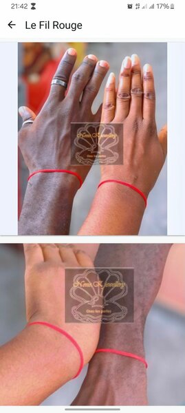 Bracelet Fil Rouge Porte-Bonheur