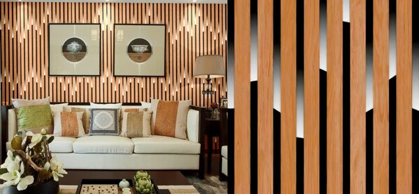 Panneau mural en bois design