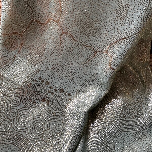 Étoffe luxueuse crêpe de soie