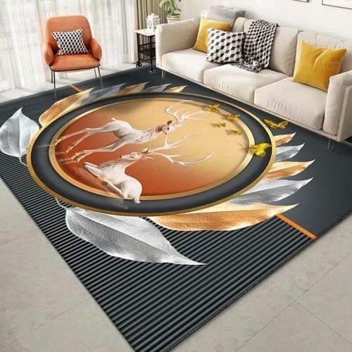 Tapis design 3D cerfs