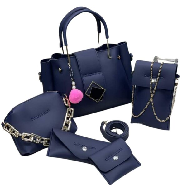 Royal Star (Blue)  5-in-1 Handbag Set