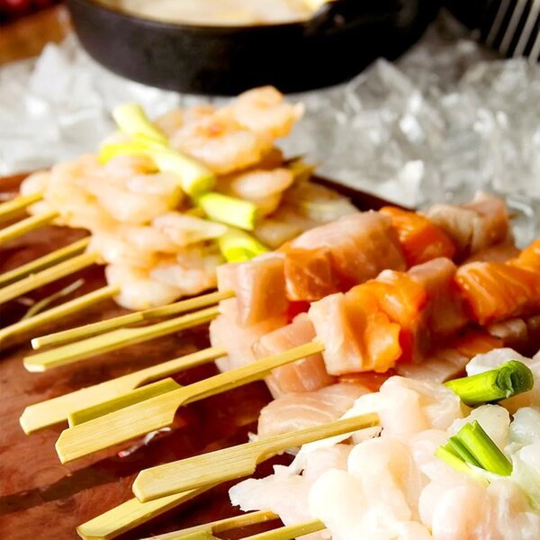 Pic brochette plate 20 cm