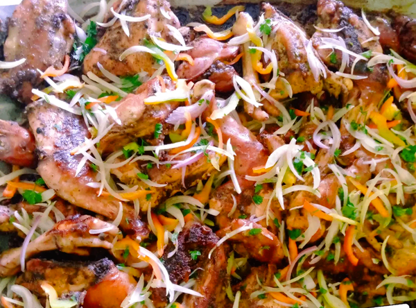 Poulet rôti épicé