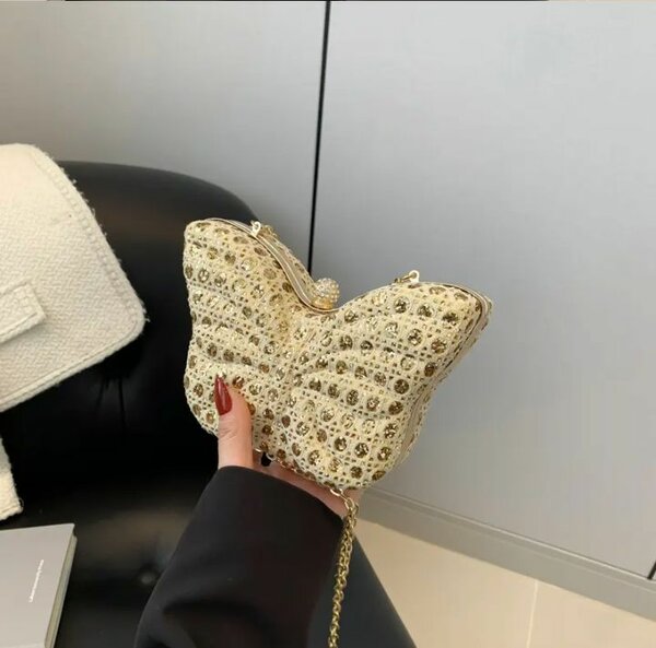Sac Papillon Étincelant Femme