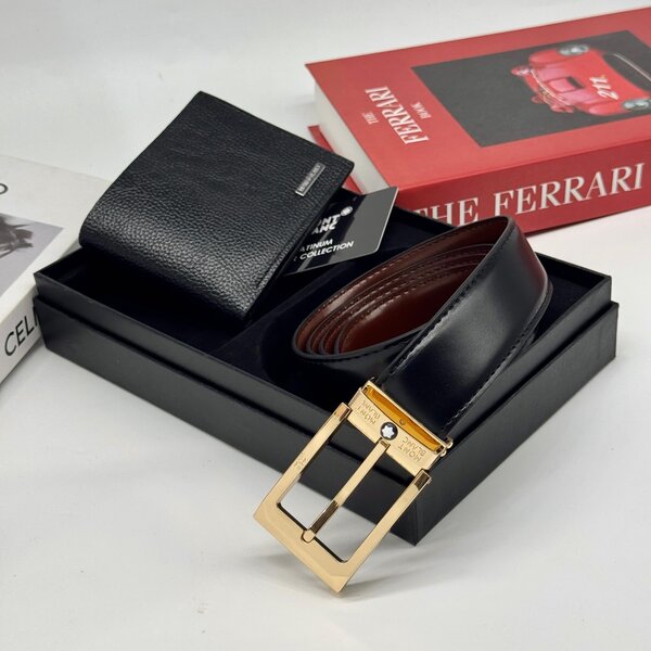 QUALITY LEATHER BELT WITH WALLET