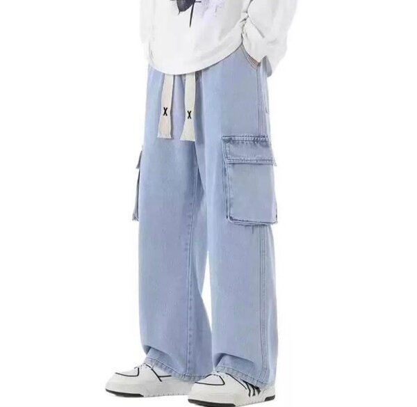 Pantalons cargo larges pour homme