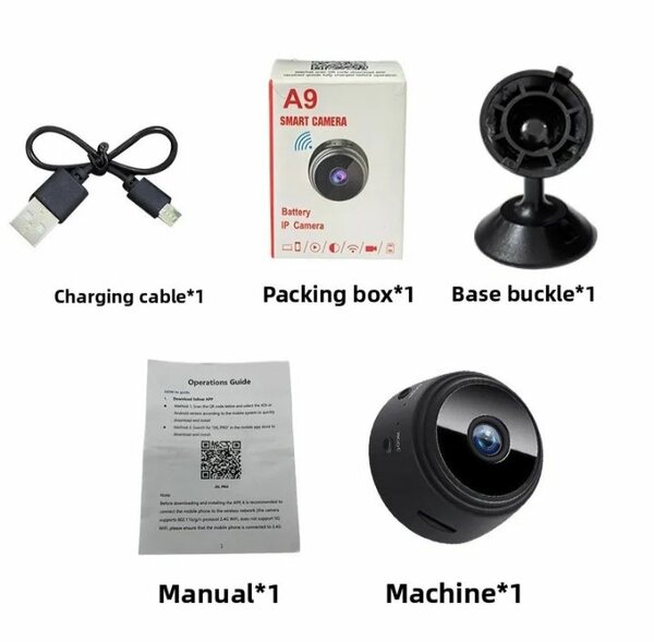 Mini caméra de surveillance WiFi