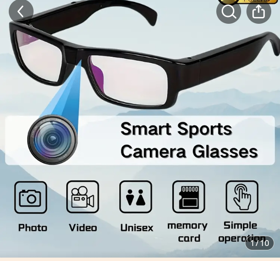 Lunettes connectées caméra esp
