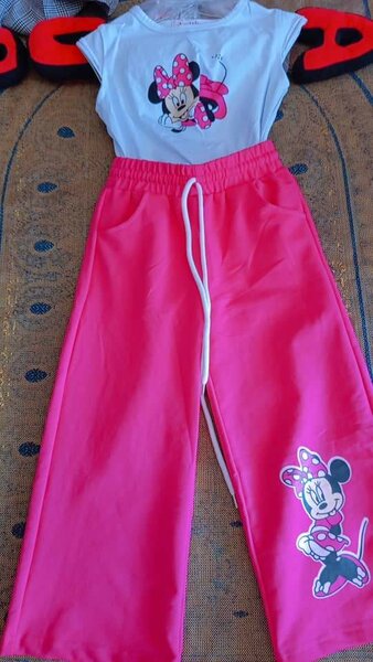 Ensemble pentalon fille rose