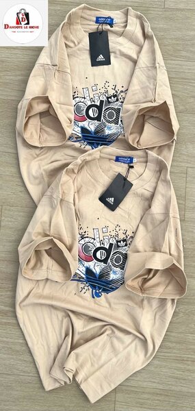 T-shirt en coton imprimé tendance