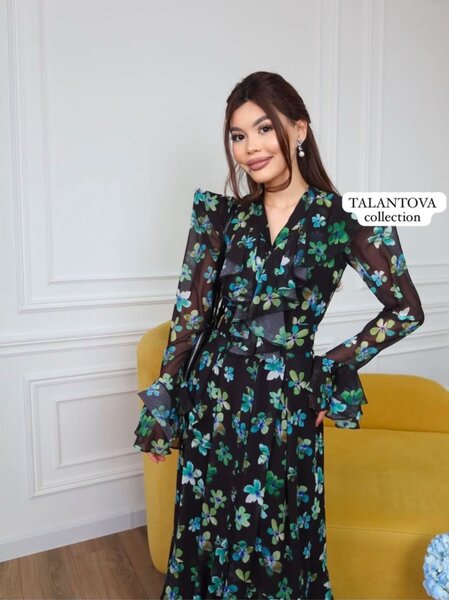 Шикарное платье шифон от Talantova collection