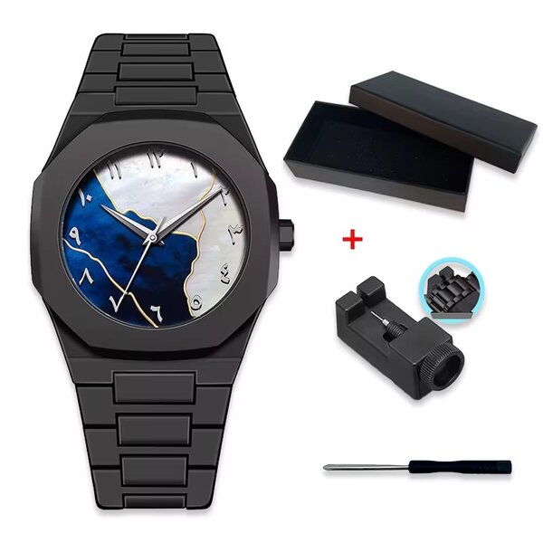 Montre élégante en acier inoxydable