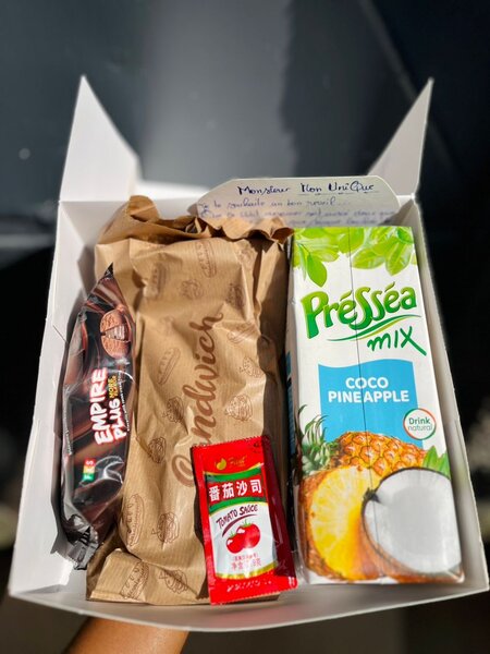 Coffret Repas Sandwich et Jus