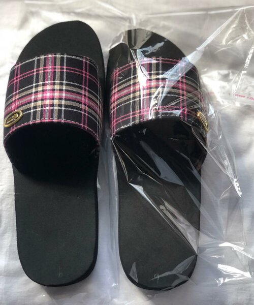 Colourful slippers for ladies