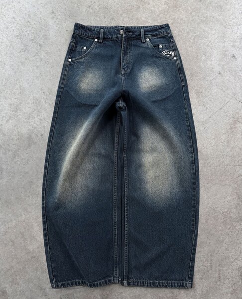 Jeans larges unisexes tendance