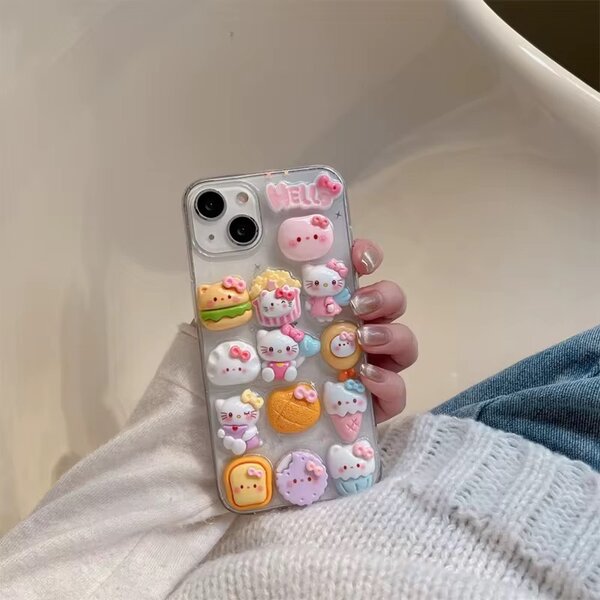 Coque iPhone Kawaii 3D