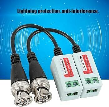 Balun vidéo BNC avec protection