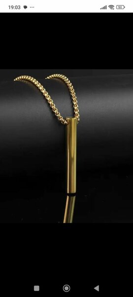 Collier Cylindrique Élégant