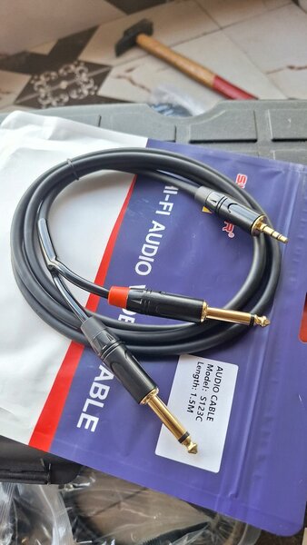 Câble audio stéréo 3,5 mm haute fidélité