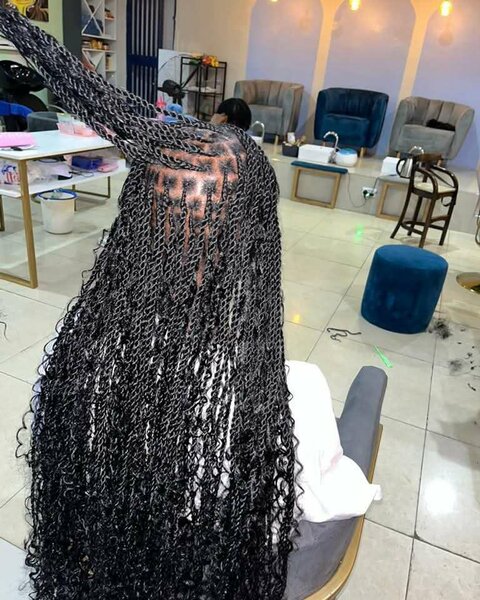 Island twist goddess Braids