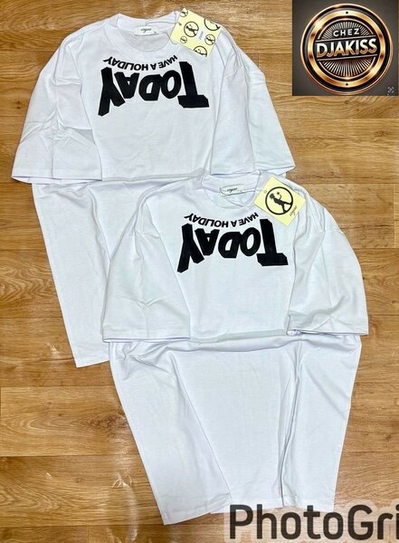 Ensemble T-shirt et Short Today