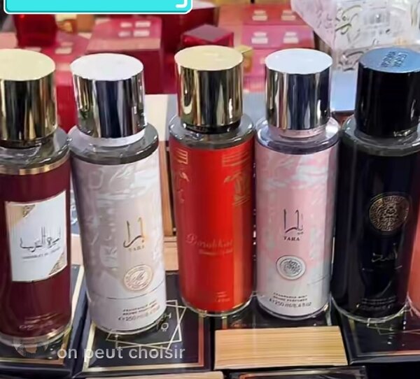 Lot de parfums unisexes Yara