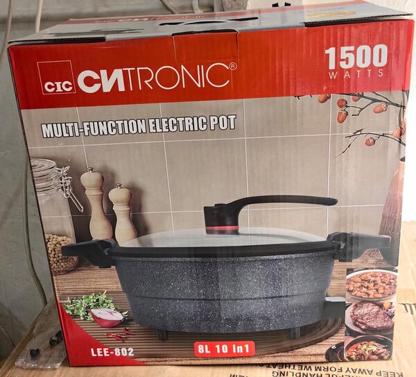 Cntronic 8L Multiple purpose Electric cooking pan