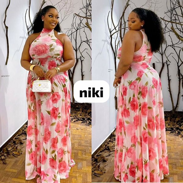 Robe Longue Fleurie Élégante